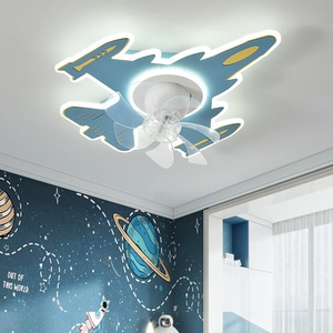 Modern Decorative Kids <b>Room</b> <b>Lights</b> Ceiling Fan 26 Inch Pink Children Bedroom Helicopter <b>Led</b> <b>Light</b> With Fan and Remote Control - Product Image 5