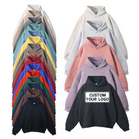 Ensemble de Survêtement Personnalisé pour Hommes, Hoodie Oversize avec Impression de Logo, Sweat à Capuche Vierge Grande Taille Unisexe 100 % Coton, Survêtement de Jogging pour Hommes