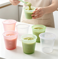 EKOK Gobelet d'apprentissage en silicone sans BPA pour bébé et tout-petit, 180 ml, faible MOQ, compatible lave-vaisselle et micro-ondes, réutilisable, prêt pour le voyage