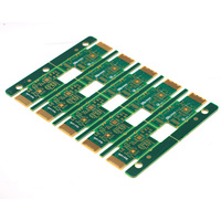 PCB Multilevel 6 Lapisan Dua Sisi dengan Perawatan Permukaan Pelapisan Emas untuk Sirkuit Cetak Keyboard PCB