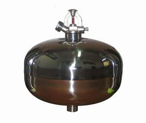 طفاية حريق أوتوماتيكية معلقة بالسقف من الفولاذ المقاوم للصدأ SUS304 بضغط تشغيل 18 بار سعة 6 لتر 9 لتر 12 لتر 15 لتر 20 لتر - Product Image 4