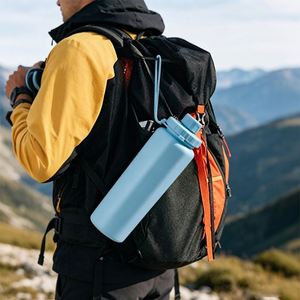 Bouteille de sport en gros, portable, résistante à la chaleur, pliable, en silicone de qualité alimentaire - Product Image 6