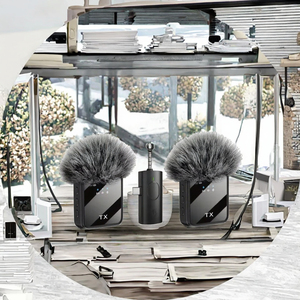 ไมโครโฟนไร้สายแบบหนีบปกเสื้อ F11-2 3-in-1 รุ่นโลหะ ชนิด Type C แบบแฮนด์ฟรี สำหรับการสัมภาษณ์ทางโทรศัพท์ การเดินทางบนท้องถนน และการรายงาน - Product Image 2