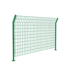 Direct Manufacture Farm Powder Coated Clear View Fence 3d Curved Wire Mesh Fencing PVC Powder Coating Fence Panel