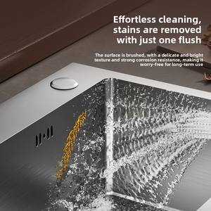 <span class=keywords><strong>Meichu</strong></span> Story อ่างล้างจานสแตนเลสแบบช่องเดียวแบบพรีเมี่ยมอ่างล้างจานผักหนาอ่างล้างจานสำหรับครัวเรือน - Product Image 3