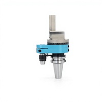Tête d'angle haute précision 1:2 pour augmentation de vitesse AG90 BT40 D4 122 30, broche 9,6 Nm de couple 4500 tr/min, tête de fraisage latérale CNC en acier