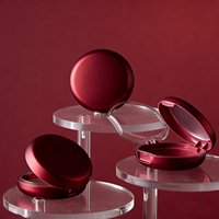 Boîtier de poudre compacte personnalisé avec logo couleur pour cosmétiques, maquillage, blush, fard à paupières, contour et illuminateur, avec miroir – Fabrication ISO