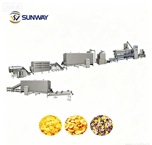 Machine à fabriquer des flocons de maïs entiers longue durée, extrudeuse de cornflakes <span class=keywords><strong>sans</strong></span> <span class=keywords><strong>gluten</strong></span>, appareil complet pour flocons de petit-déjeuner - Product Image 2