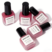 Vernis à ongles Halal respirant à base d'eau avec logo personnalisé, sans odeur, pelable, pour femmes musulmanes, enfants et DIY