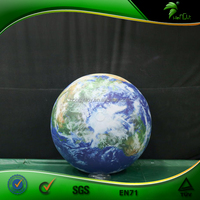 Modèle de planète gonflable suspendu en PVC, impression numérique, imperméable, pour extérieur