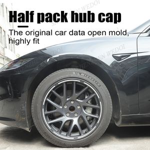 <span class=keywords><strong>Enjoliveur</strong></span> de roue pour le modèle 3 highland car <span class=keywords><strong>aero</strong></span> 18 pouces enjoliveurs jante Modified Performance Cover anneau noir brillant - Product Image 2