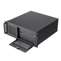Boîtier de serveur industriel de bureau SOHOO Mid Tower avec baies optiques, 7 emplacements, châssis PC ATX 4U pour montage en rack, en stock