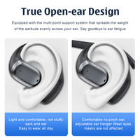 Auriculares inalámbricos con cancelación de ruido TWS de la mejor calidad, estéreo auténtico con pantalla LED y gancho para la oreja ANC para Air Pro Pro2 Gen2 Gen3