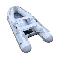 3.6m Bateau Gonflable Hypalon Aluminium Rib Open Boat avec Console Centrale et Système de Direction