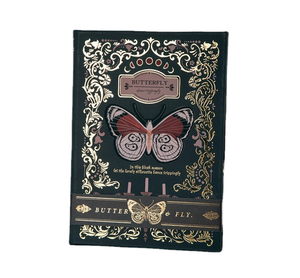 Foglio di <span class=keywords><strong>farfalla</strong></span> Vintage manuale con copertina rigida creativo Multi-funzionale a colori pagina interna 112 fogli per studenti taccuino - Product Image 1