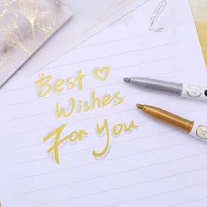 En gros marque métallique or argent stylo à encre marqueur en métal - Product Image 6