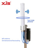 XJS 5ghz Double bande fibre de verre wifi réseau externe 13db Omni Communication Antenne
