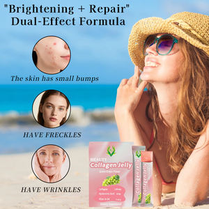 Best Quality Collagen Jelly Powerful Wrinkle Care Skin Glow <b>Sugar</b>-Free Halal Collagen Jelly Green Grape Flavor Beauty Products - Product Image 6