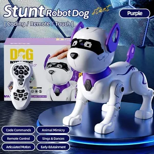 Chien robot intelligent, jouet pour enfants, télécommande électrique, interaction tactile, programmation, chien robot - Product Image 1