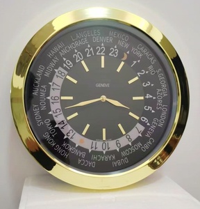 Horloge murale décorative de luxe en gros, montre-bracelet à quartz analogique, <span class=keywords><strong>salon</strong></span>, simple face, classique, aiguille lumineuse, horloge murale - Product Image 3