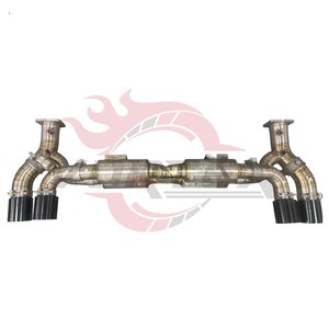 ท่อไอเสีย Vortex Titanium Catback และเฮดเดอร์สำหรับ Porsche 911 991.2 Turbo S รับประกัน 2 ปี - Product Image 3