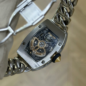 Orologio da donna di alta gamma con bracciale tempestato di diamanti, edizione limitata 07-01, orologio meccanico automatico per affari, occasioni sociali e sport. - Product Image 4