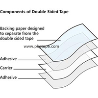Ruban adhésif double face pour fixer les bords de tapis Tissu auto-adhésif pour l'ameublement mural avec de l'acrylique thermofusible Sensible à la pression