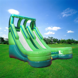 Chất lượng cao PVC trong nhà Trampoline đôi trượt bouncy lâu đài cho thư giãn ngoài trời công viên trung tâm mua sắm <span class=keywords><strong>Inflatable</strong></span> nước vui chơi giải trí - Product Image 3