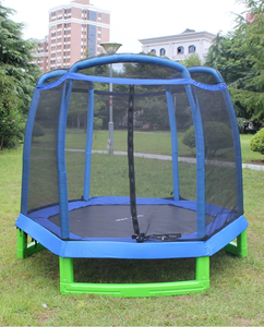 2025 nuevo <span class=keywords><strong>trampolín</strong></span> para niños de 7 pies <span class=keywords><strong>con</strong></span> tobogán de plástico Safetynet <span class=keywords><strong>y</strong></span> diseño duradero para edades de 3 a 12 años, soporta hasta 230 libras - Product Image 5