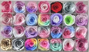 Fornitura diretta in fabbrica rose arcobaleno conservate all'ingrosso 5-6cm A grade <span class=keywords><strong>boutique</strong></span> - Product Image 6