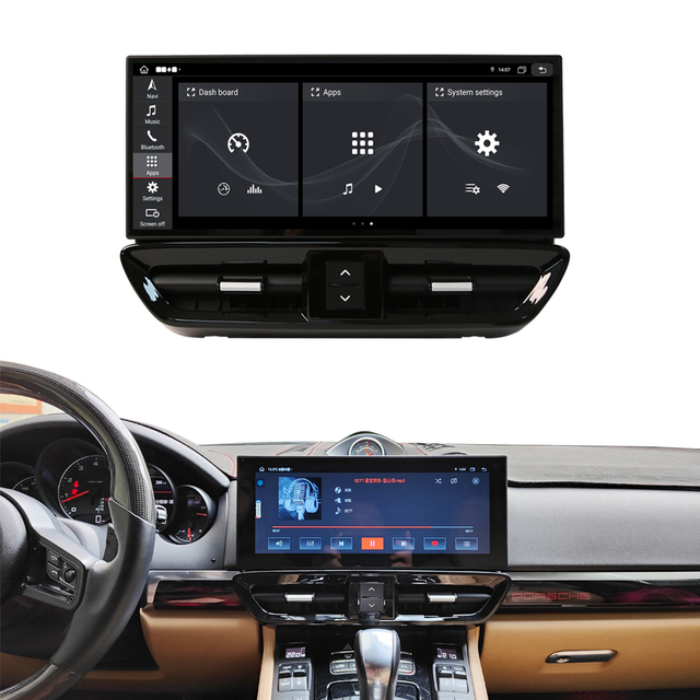 KANOR 12.3 Android MTK8667 8 Core Touch Screen Carplay Stereo Radio Upgrade for Porsche for Cayenne 2010-2017 Built-in GPS