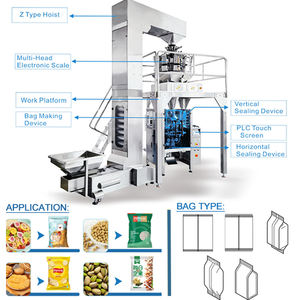 Máquina Empacadora Automática de Alta Velocidad para Snacks, Empaquetadora Vertical de Bolsas Tipo Almohada, Máquina para Empacar Gomitas en Bolsas Verticales - Product Image 2