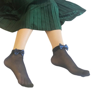 Phụ Nữ Ruffle Fishnet Mắt Cá Chân Vớ Cao Lưới Ren Cá Lưới Vớ Ngắn - Product Image 3