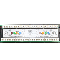 Panel Rak Patch Logam 19" Tanpa Pelindung Jaringan Cat6 LED 24 Port Desain Baru Shenzhen Aipeng