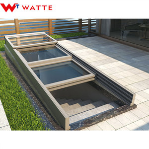 Thông minh cơ giới di chuyển kính bảng Điều chỉnh mái nhà thiết kế cầu thang thoát điện có thể thu vào trượt mái Skylight hệ thống cửa sổ - Product Image 1