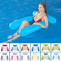 Chaise de hamac d'eau de flotteur de hamac d'eau de natation gonflable de vente chaude avec 3 tubes