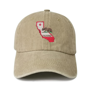 Casquette de baseball brodée à 6 panneaux en coton lavé vintage personnalisée pour chapeau de parasol respirant décontracté quotidien taille réglable unisexe - Product Image 5