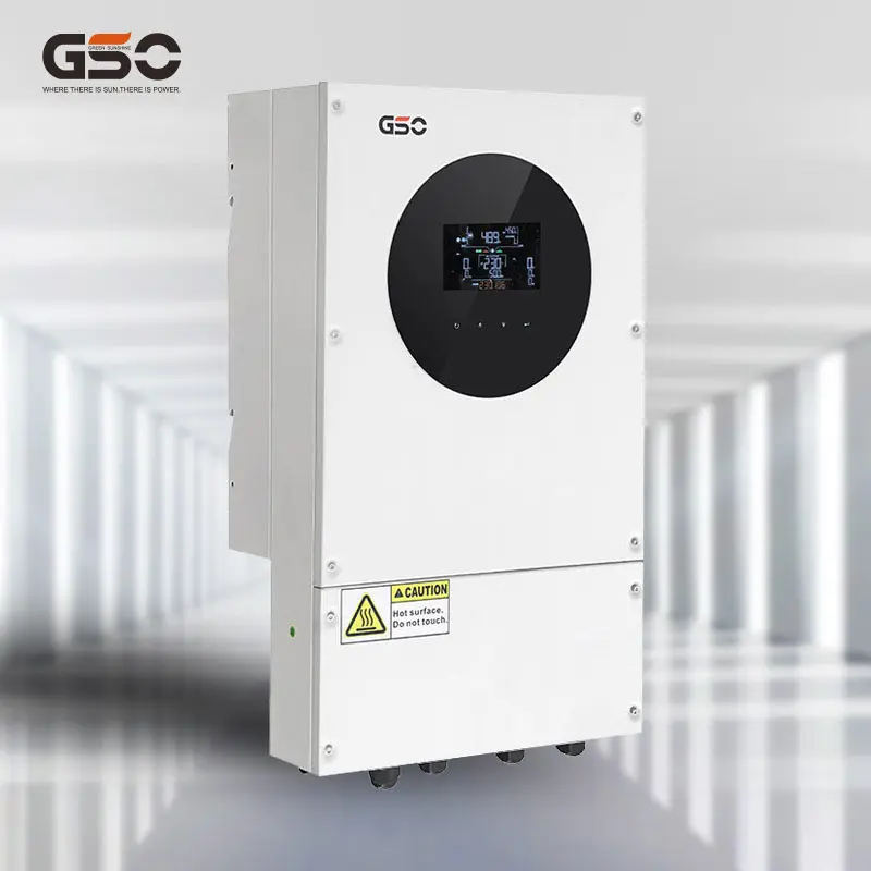 재고 DDP 공장 직접 공급 DC AC 6000w 7kw 8kw 10kw 15kw 단상 하이브리드 그리드 태양 광 인버터