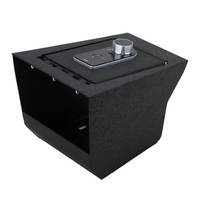 Caja fuerte de consola de lujo para BMW X6 Kits interiores de alta calidad Caja de bloqueo de consola central de acero y metal