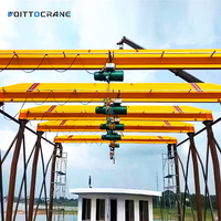 Pont roulant électrique à poutre simple modèle LD, capacité 5, 8, 10, 12 tonnes, à déplacement sur rail