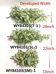 ขายส่ง<span class=keywords><strong>ราคา</strong></span>ถูก <span class=keywords><strong>ต้น</strong></span>คาลาเดียมผ้าโพลีเอสเตอร์เทียม ขนาด 22 นิ้ว สำหรับตกแต่งผนังภายในบ้าน งานแต่งงาน อีสเตอร์ ปีใหม่ - Product Image 3