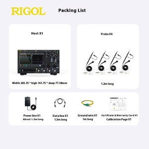 Osciloscopio Digital de Escritorio de Cuatro Canales de Alta Definición Rigol Dho914S/Dho924S con Pantalla Táctil Multifunción - Product Image 3