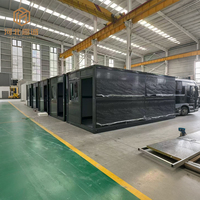 Maison conteneur mobile préfabriquée de luxe de 3 chambres à coucher Villa conteneur pliable de 40 pieds Maisons Maisons États-Unis Conception d'immeuble de bureaux