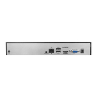 GU-N8016H1S Gcraftsman NVR CCTV 4K 16 canaux 4K 8MP pour système de caméra de sécurité IP, logiciel Uni-view Guardstation, application Guardviwer