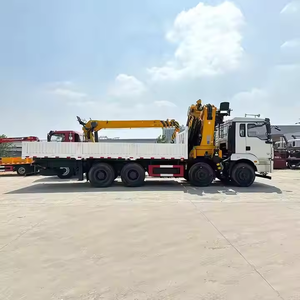 Shacmanמשאית עגורן רכב תחבורה מיוחד עם 20ton 25ton משאית רכוב מתקפל בום עגור למכירה - Product Image 5