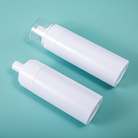 Flacon pulvérisateur cosmétique PET anti-fuite de qualité supérieure, blanc brillant, atomiseur pour brume corporelle avec capuchon anti-poussière transparent, emballage de marque de beauté