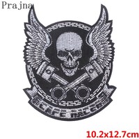 Moto Club Biker Punk broderie fer sur patchs personnalisé en gros personnalité brodé Patch pour vêtements Jeans