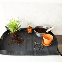 Baki Pot Tanaman dari Bahan Kain Oxford, Alas Pot Kulit, Organizer untuk Pot Tanaman, Pot Bunga, Alas Mainan, Alas Pantry Luar Ruangan