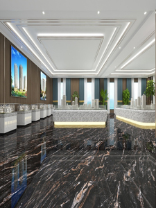 Azulejos de piedra de lujo de Guangdong Foshan 750X1500, pizarra verde, suelo de mármol Cloisonne, Jade frío para pared Interior, función de ladrillo refractario - Product Image 3