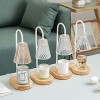 Lampe de table d'aromathérapie à température réglable pour la fusion des bougies, chauffe-bougie électrique